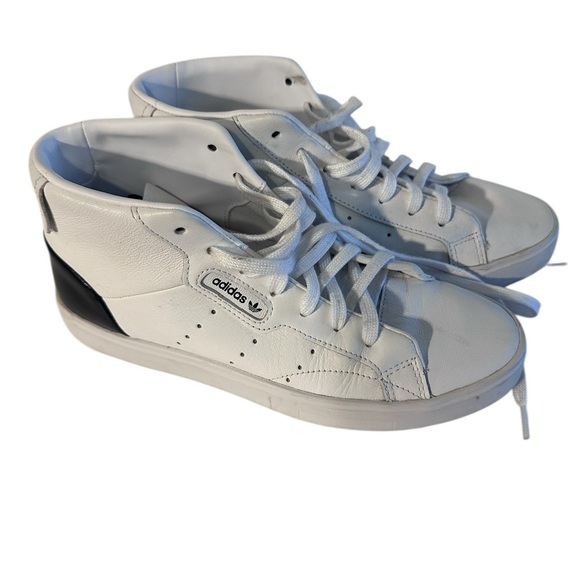 adidas Shoes - Adidas White and Black Athletic Shoes